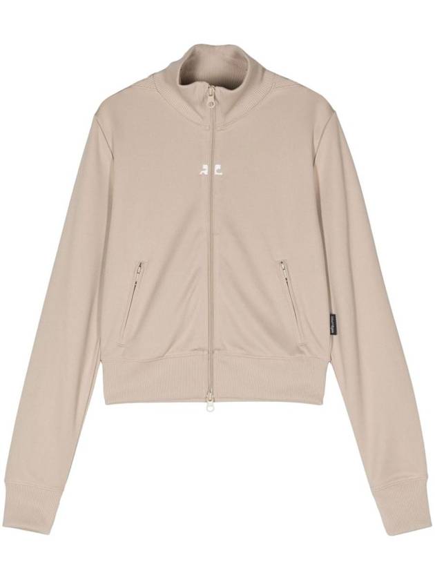 Courr?ges Zip-Up Interlock Track Jacket