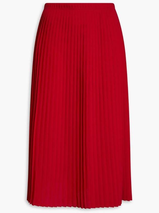NB07 아담립스 여성 스커트 Pleated crepe de chine midi wrap skirt