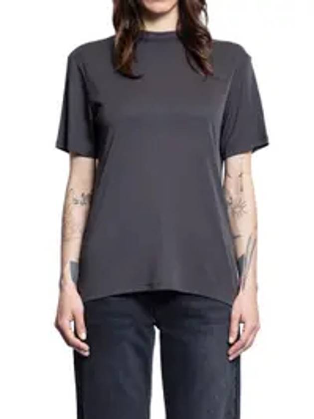 스튜디오 니콜슨 라운드 반팔 티셔츠 그레이