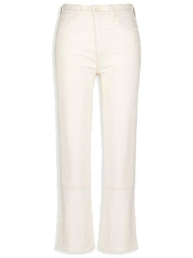 마더 더 램블러 지퍼 앵클 코튼 진