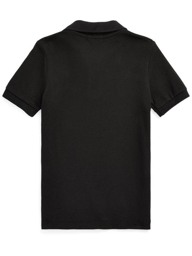 블랙 로고 코튼 폴로 Black Logo Cotton Polo