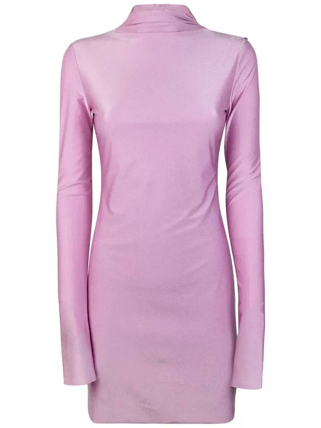 Sportmax 모크 넥 긴팔 드레스 2422626041600_005