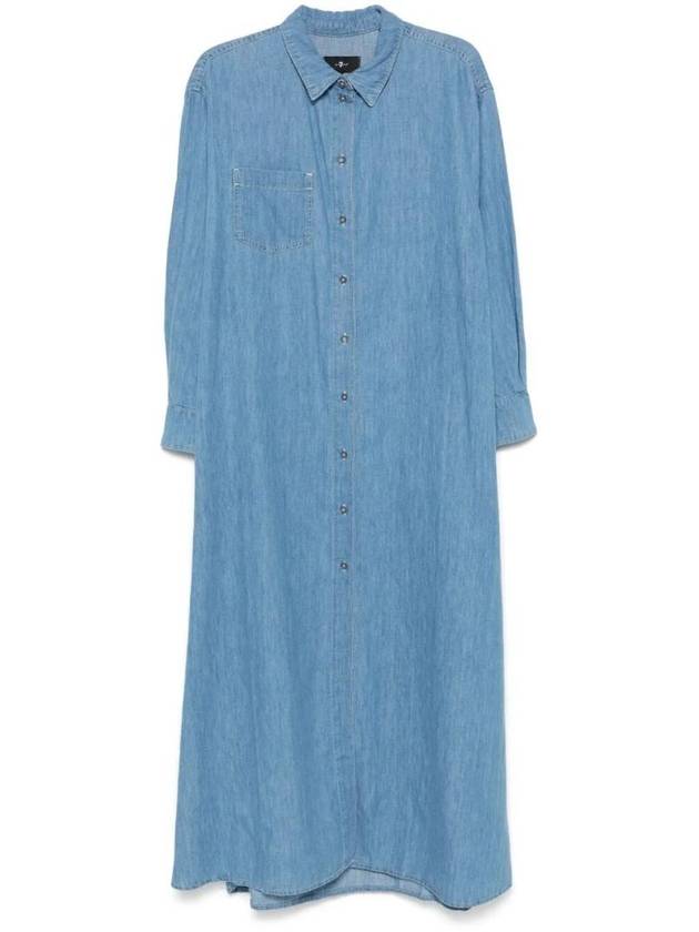 NB37 세븐포올맨카인드 여성 원피스 ICY MAXI SHIRT DRESS