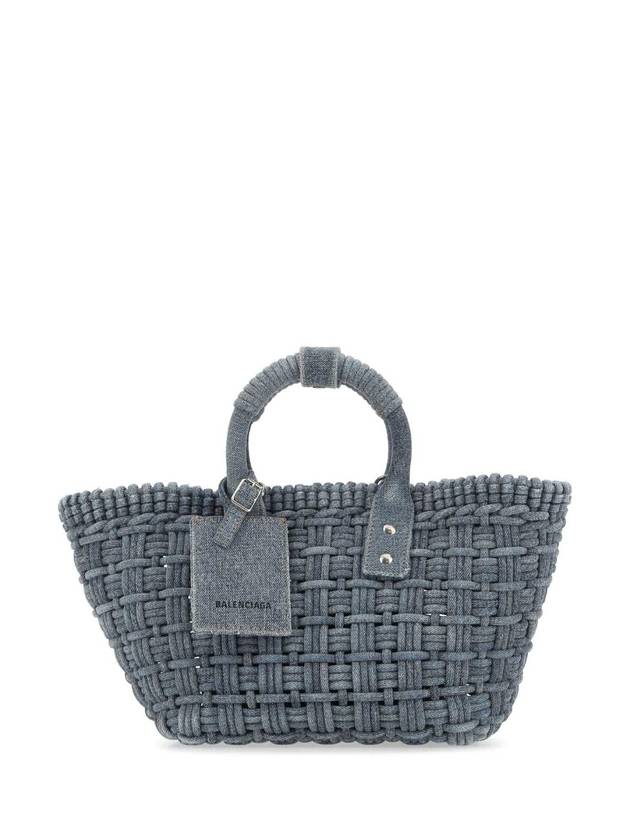 발렌시아가 BLUE Denim Bistro XS handbag 6713422109H 4760