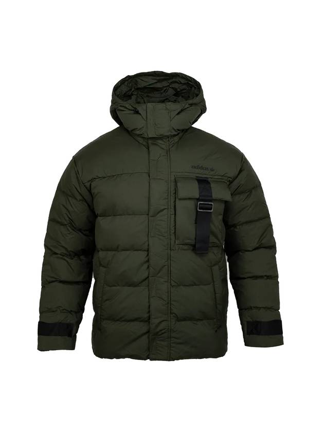 아디다스 유틸리티 다운 패딩 카키