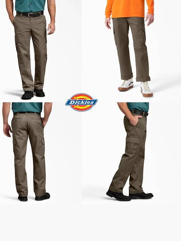 디키즈 바지 스트레이트 레그 카고 남자 팬츠 머쉬룸 DICKIE 딕키즈 미국
