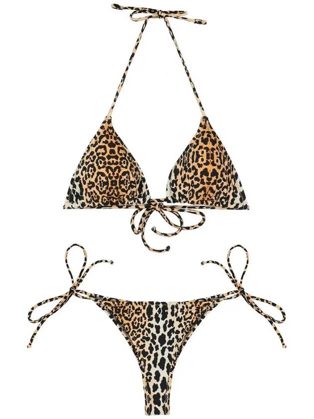 Reina Olga Love 트라이앵글 스트레치 비키니 세트 LOVETRIANGLEBIKINISET_LEOPARDO