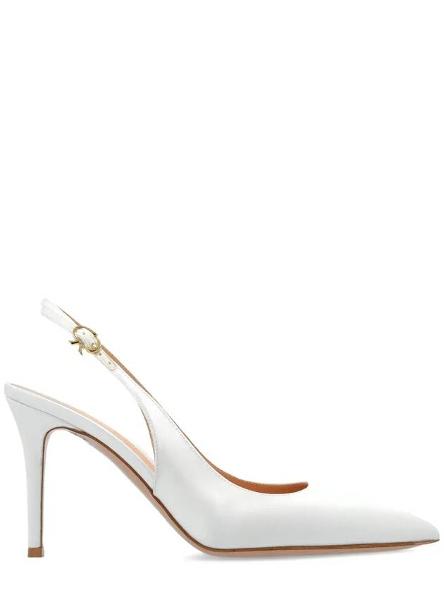 Gianvito Rossi 리본 포인티드 토 슬링백 펌프스 G9526485RICRAS_BIAN