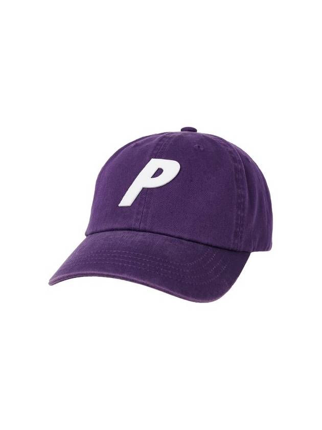 21FW 팔라스 P 6패널 캡 퍼플 Palace P 6-Panel Cap Purple