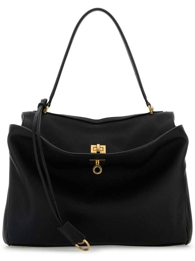 BALENCIAGA Black leather Rodeo handbag 7897722ABV5 1000