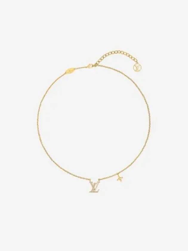 W 루이비통 LV 아이코닉 네클리스 골드 W Louis Vuitton LV Iconic Necklace Gold