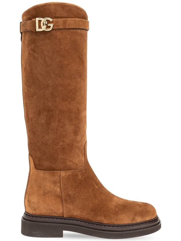 Dolce & Gabbana Suede Boots  Women's  Brown