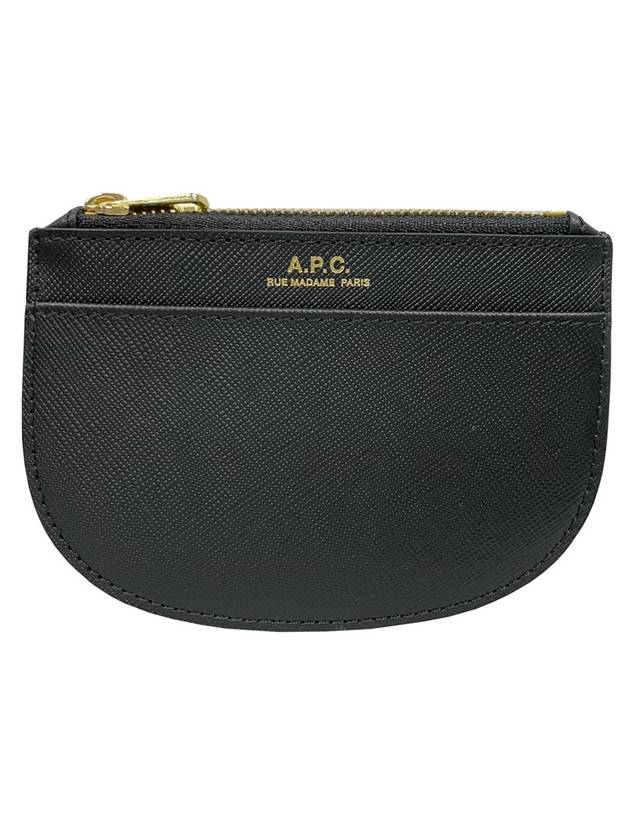 아페쎄 사피아노 하프문 코인 카드 지갑 블랙