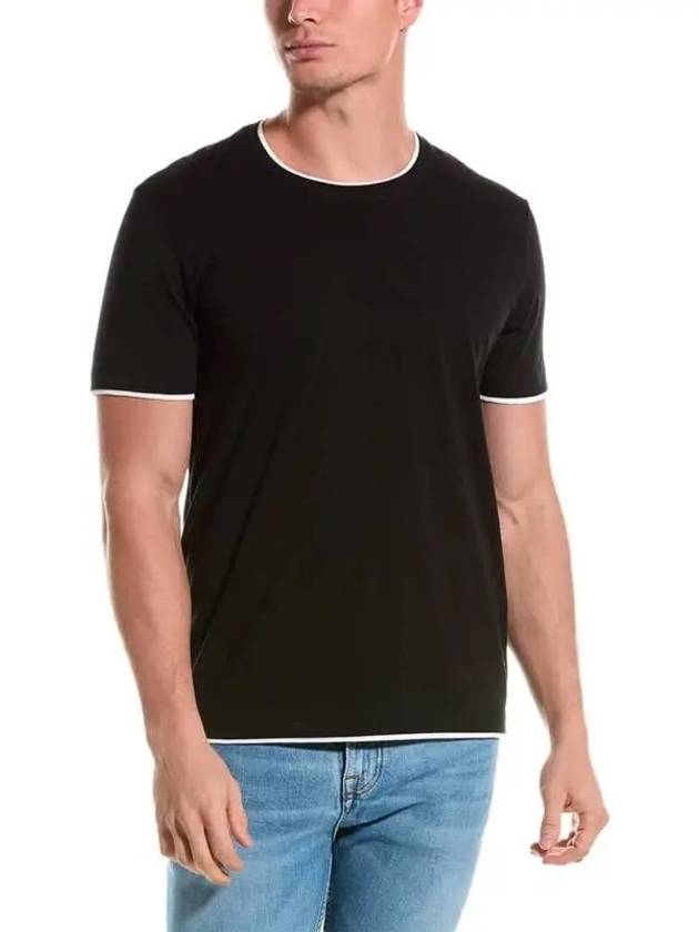 4225704 ATM Anthony Thomas Melillo Classic Jersey Double Trim T Shirt