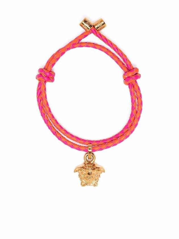 베르사체 레더 메두사 브레이슬릿 1001485 1A00637