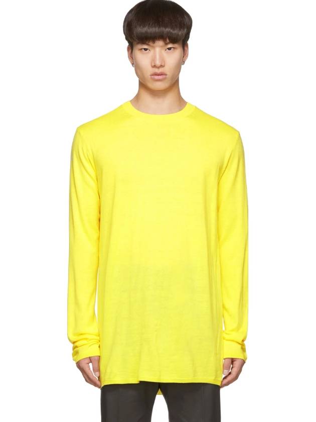 comme des garcons shirt- 꼼데가르송yellow wool gauge 14 sweater