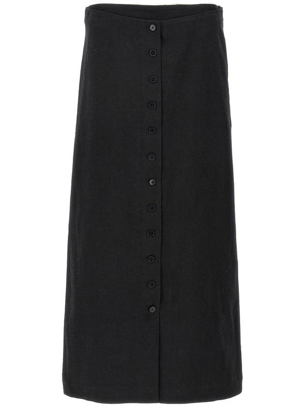 LOULOU STUDIO & 39 아트리& 39 스커트 ATRIBLACK