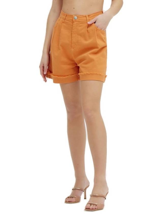 Federica Tosi 턴업 헴 데님 쇼츠