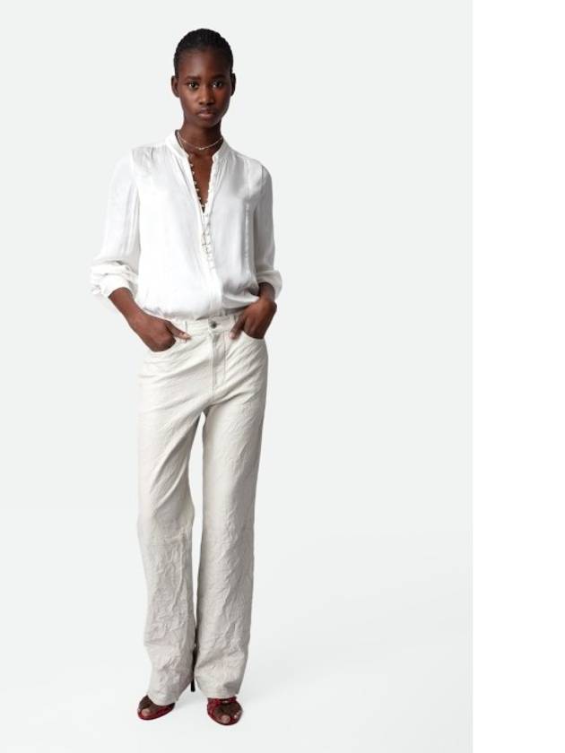 쟈딕앤볼테르 Twina 새틴 블라우스