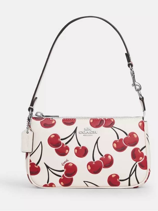 코치 노리타 19 체리 프린트 Silver Chalk Multi