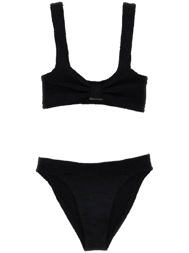 Hunza G Bonnie 비키니 세트 BONNIEBIKINIM_BLACK