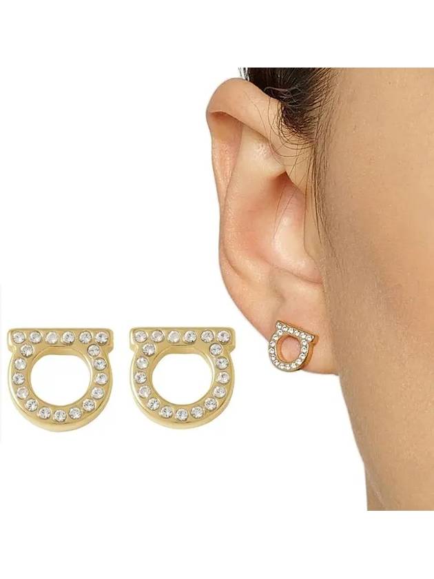 페라가모 간치니 크리스탈 이어링 760123