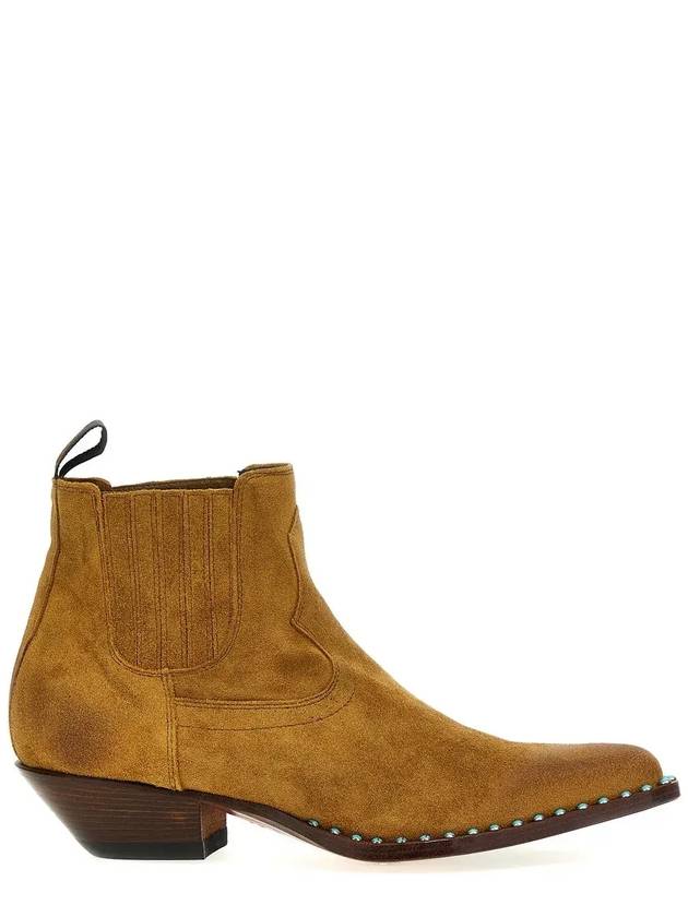 소노라 이달고 슬립온 앵클 부츠 HIM357CASUE06W_CAMEL