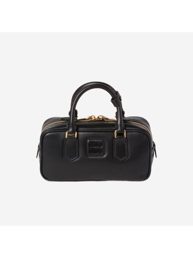 미우 미우 아르카디 레더 백 블랙 5BB142 2CR3 F0002