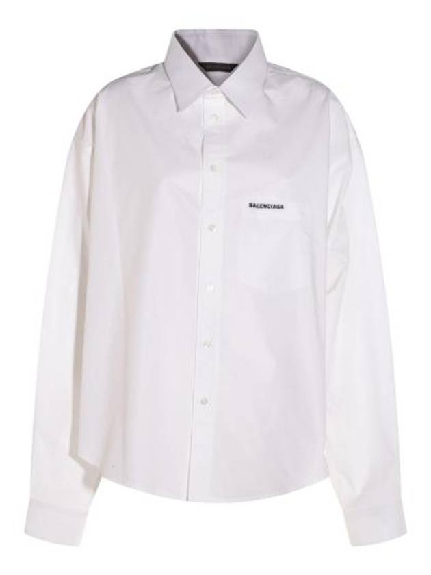 25SS 발렌시아가 셔츠 783793TRM289000 WHITE