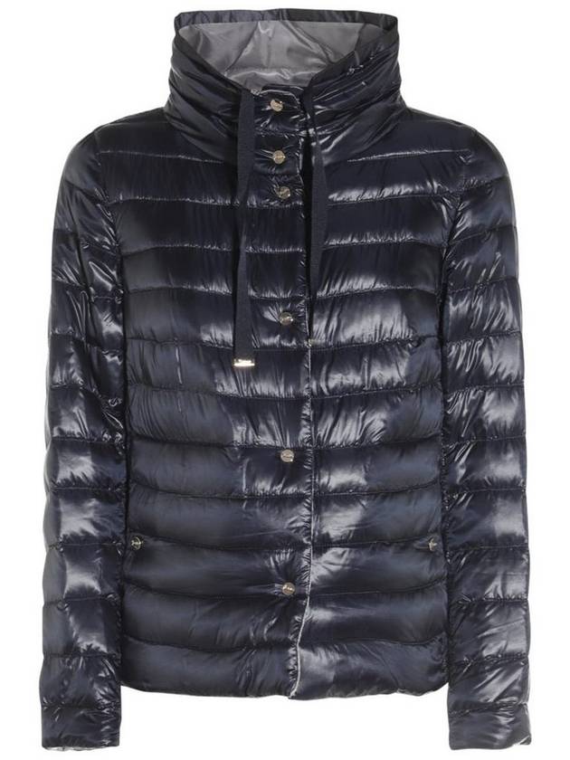 헤르노 퀼팅 하이넥 리버시블 코트