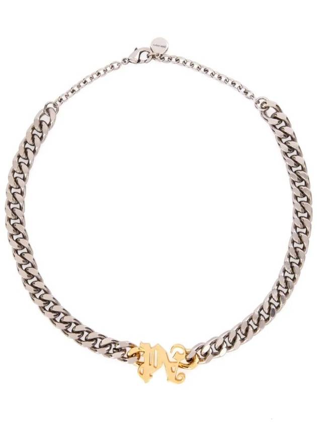 팜앤젤스 모노그램 체인 네크리스 PMOB017C99MAT0017276