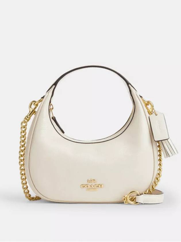 코치 카르멘 미니 크로스백 Gold Pearl