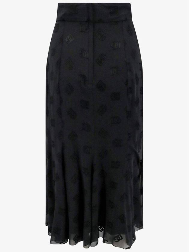24 S S 돌체 앤 가바나 DEVORE 실크 스커트 WITH 올오버 DG 로고 F4CCHTFJ9AFN0000 B0650987527