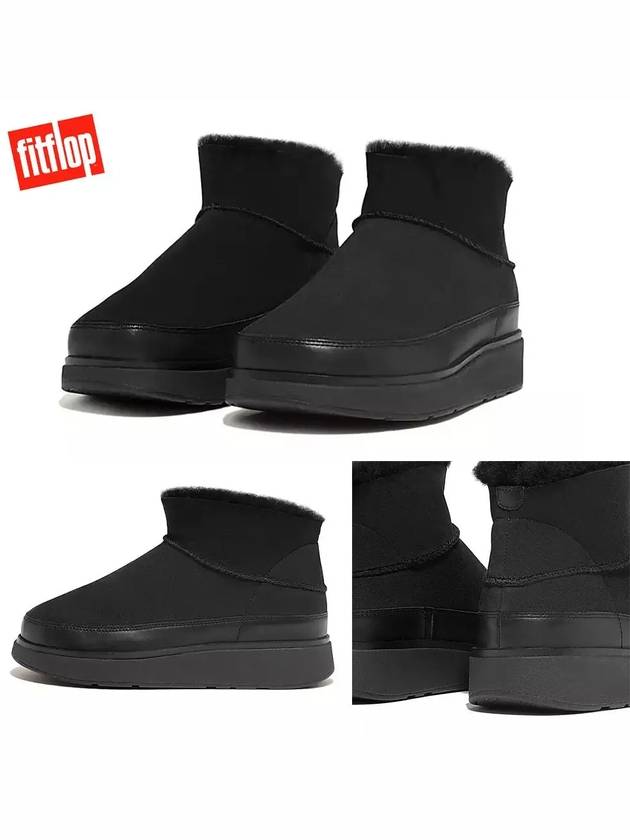 핏플랍 젠FF 울트라 미니 양면 시어링 털 부츠 블랙
