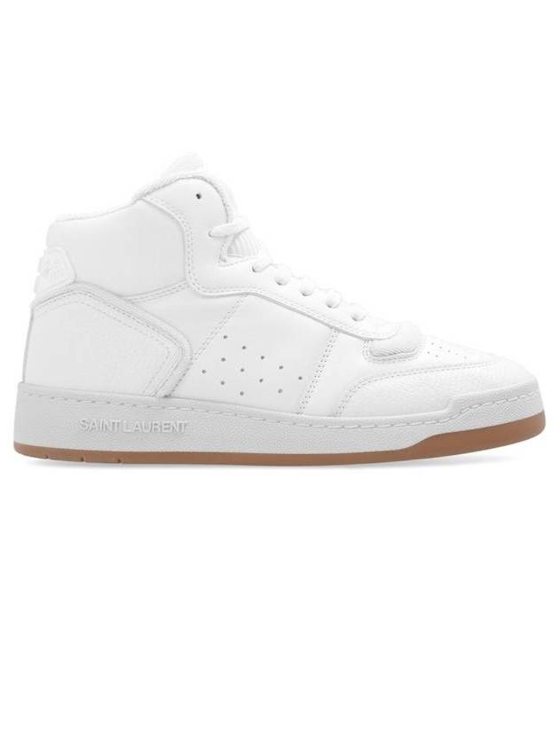 생로랑 로고 하이탑 스니커즈 화이트