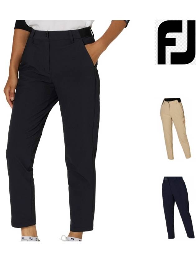 24FW 풋조이 여자골프웨어 골프긴바지 9부 일자핏 슬림핏