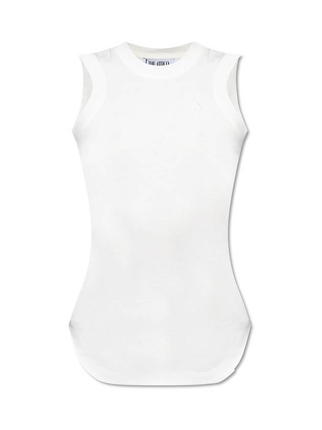 Attico 로고 자수 탱크 탑