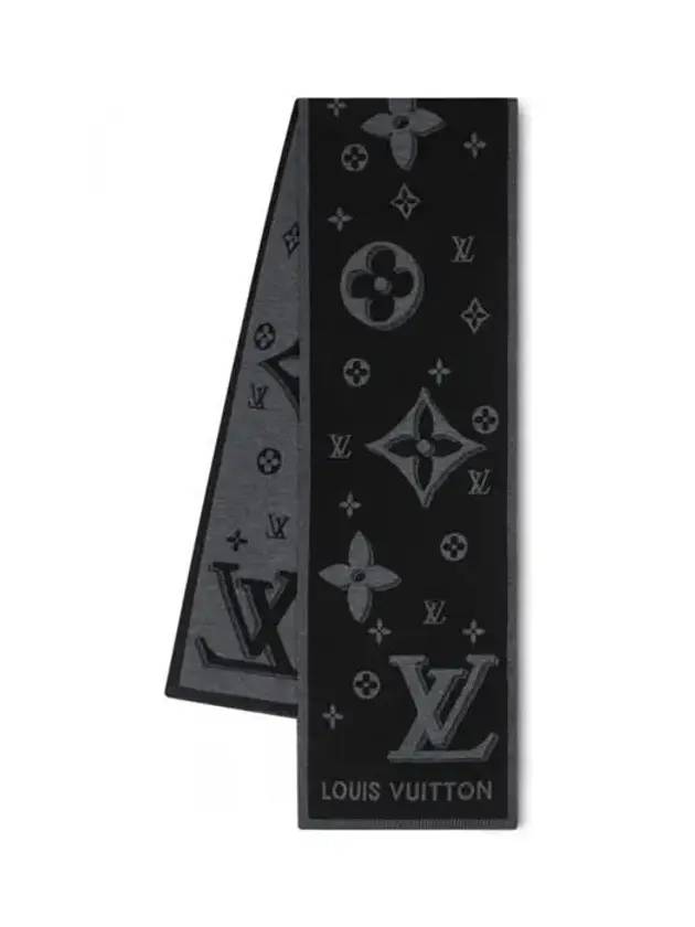 루이비통 LV 갤럭시 스카프 블랙