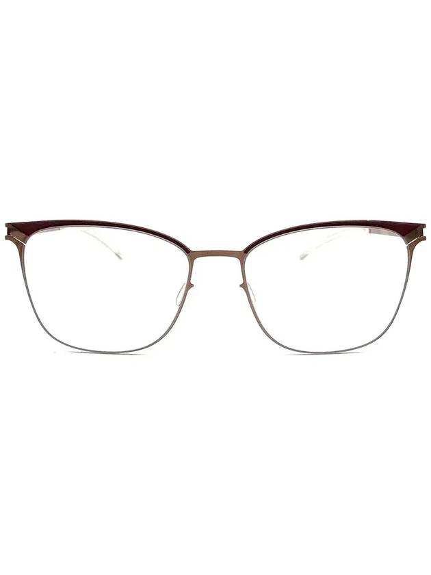Mykita 메건 직사각형 프레임 안경 MEGHAN_403PURPLEBRONZECRANBER