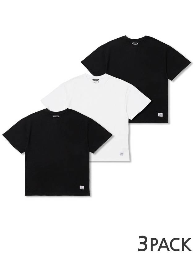 STIGMA 3Pack Semi Oversized Blank T shirts