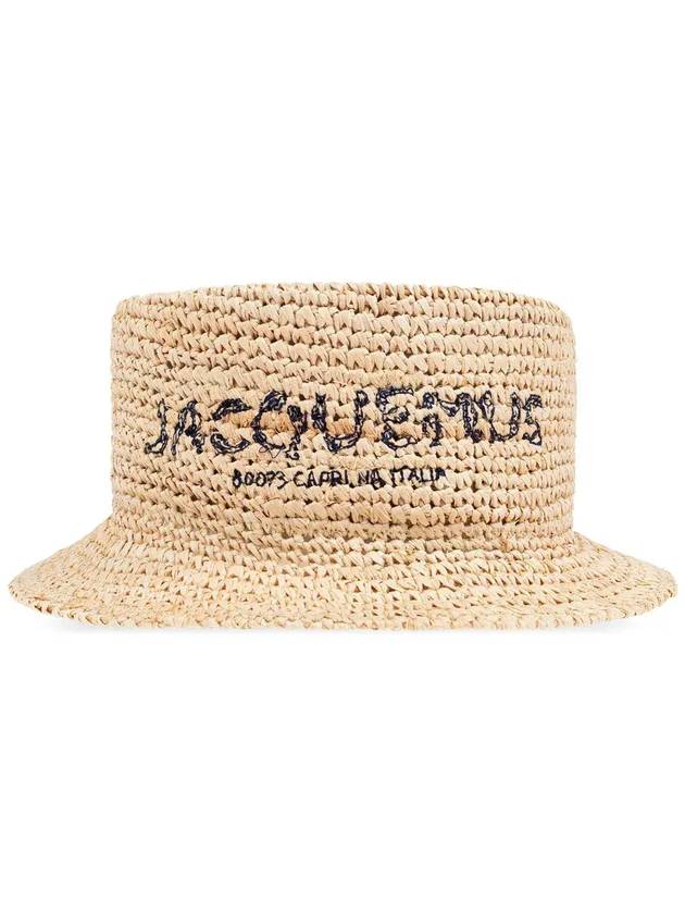 Jacquemus Le Bob Pesco 자수 버킷 모자 246AC6785207CI24_142