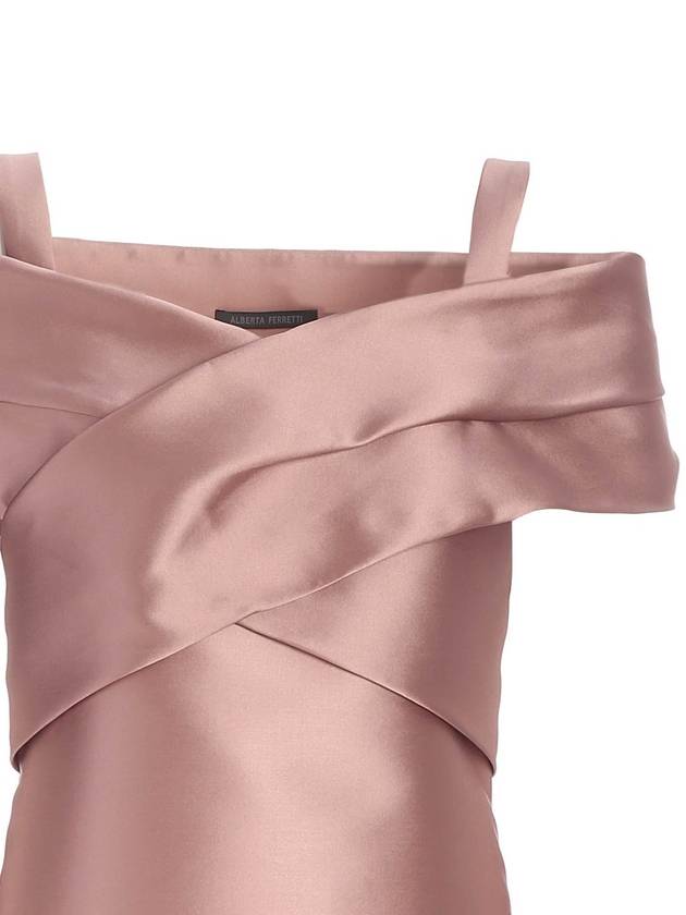 Alberta Ferretti 새틴 미니 드레스 Alberta Ferretti Satin Mini Dress