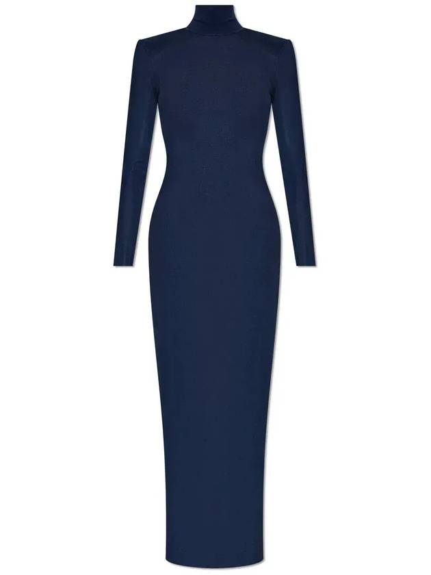 셀프 포트레이트 니트 맥시 드레스 RS25125XBL_NAVY