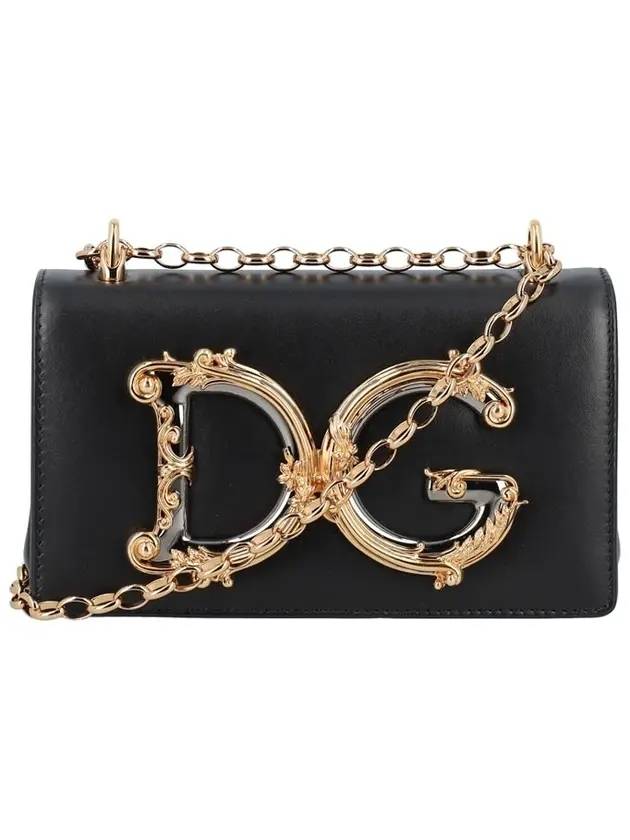 돌체앤가바나 여성 바로코 DG 크로스 백 블랙