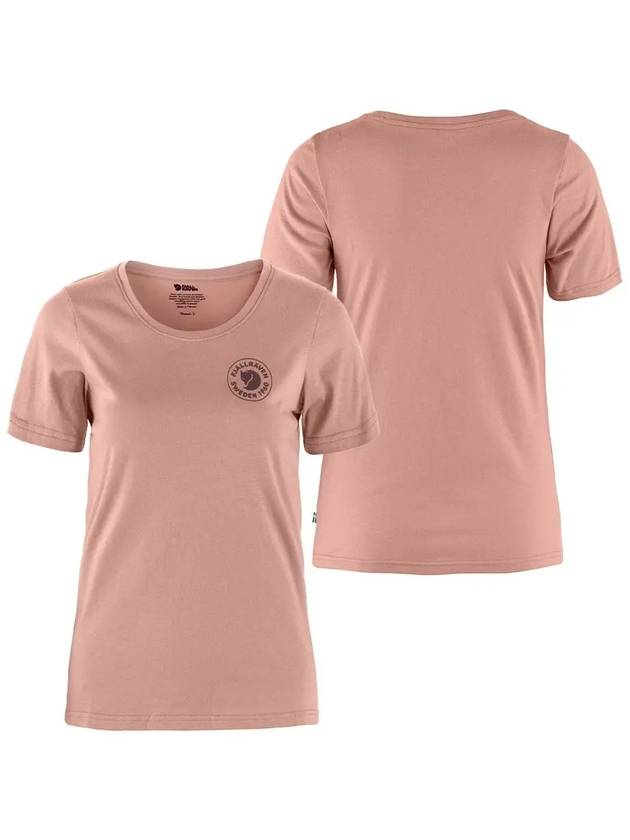피엘라벤 25SS 스몰 로고 1960 여성 반팔 티셔츠 핑크