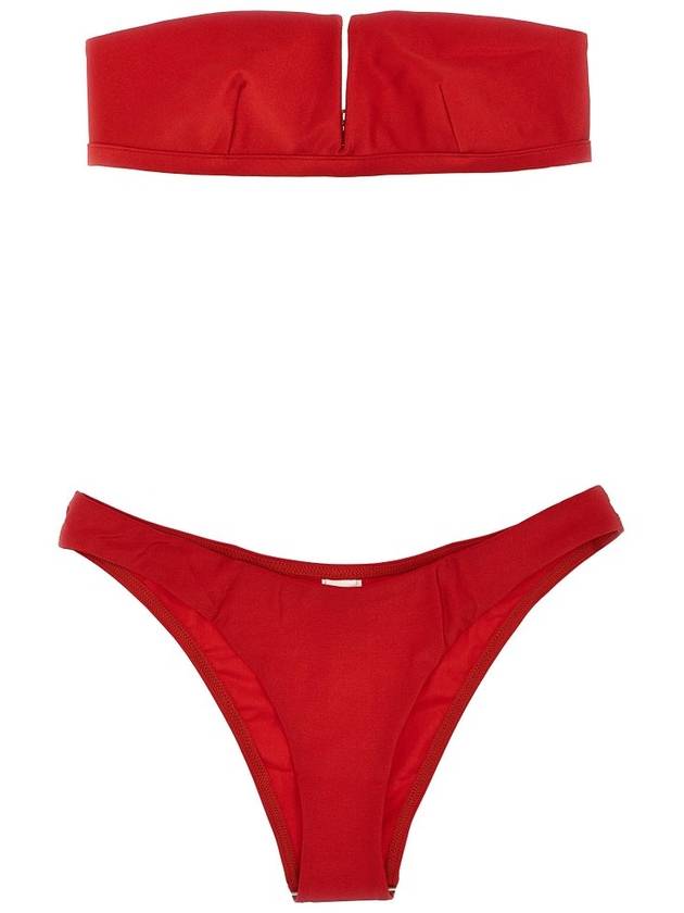 Zimmermann Everley V 와이어 반도 비키니 세트