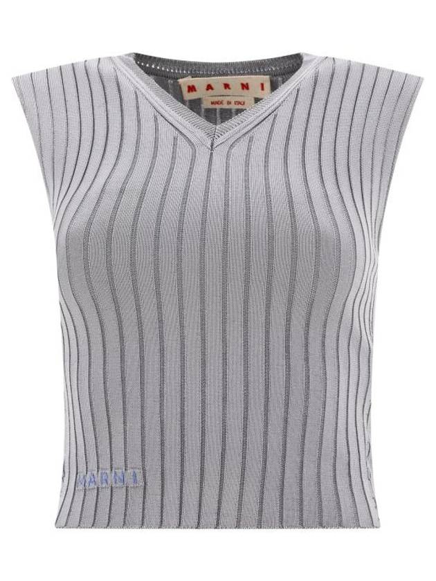 24SS 마르니 반팔 티셔츠 CVMD0121A0UFV22200N30 Grey