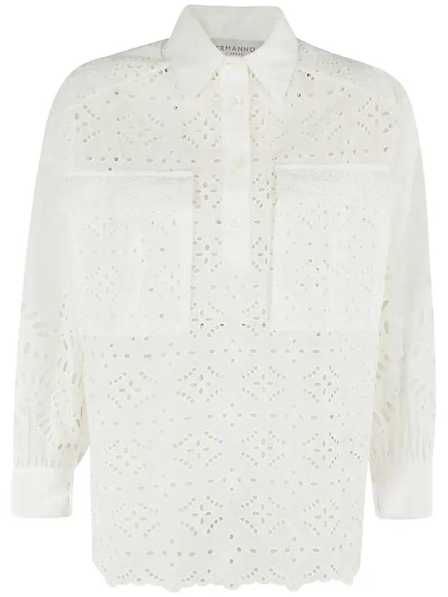 에르마노 피렌체 아이릿 블라우스 D44EK012EN1094_MF249OFFWHITE