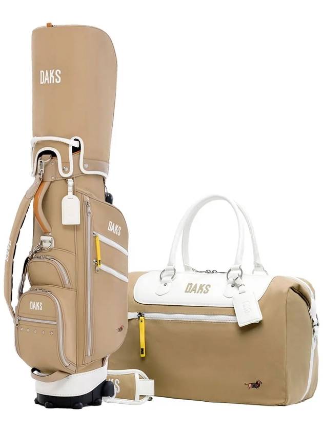 닥스 여성골프백 보스턴백 바퀴형 풀세트 DCB 031L BE