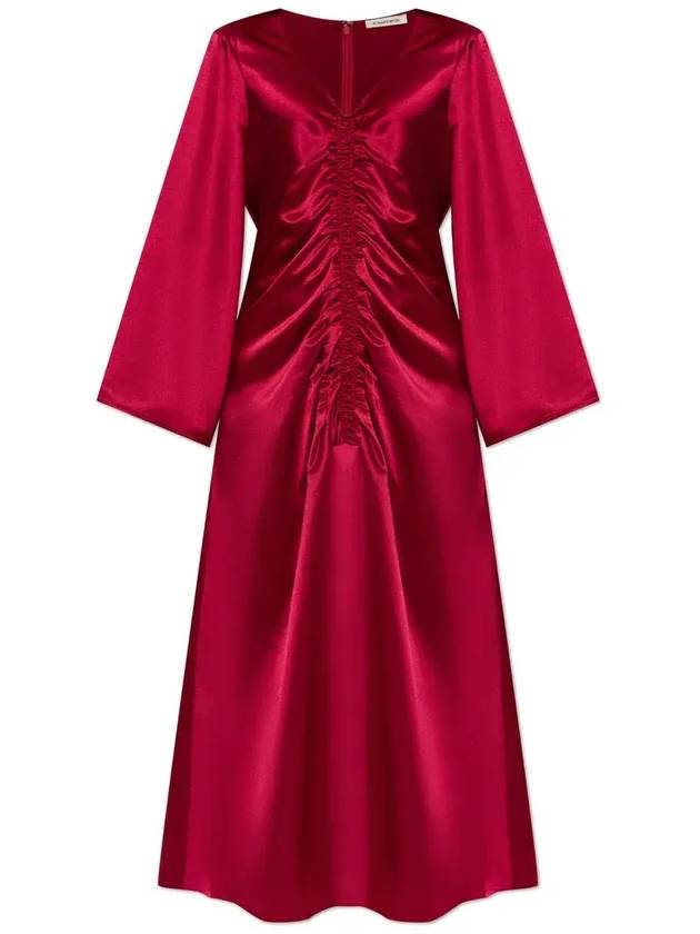 Malene Birger 러칭 미디 드레스 Q716250290_55C